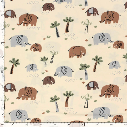 Jersey- "Elefanten" beige