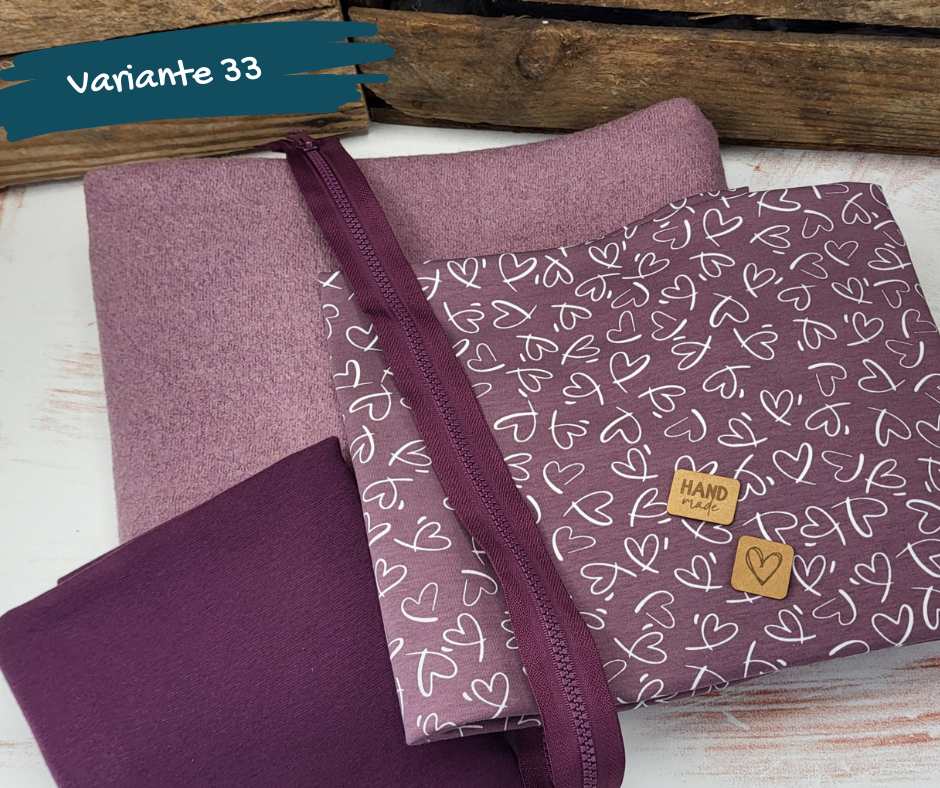 Nähpaket  "Lyblingsjacke" (Gr.86-134)