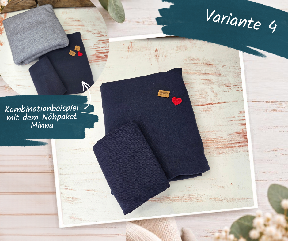 Nähpaket  "Basicshirt" Kinder (74-164)