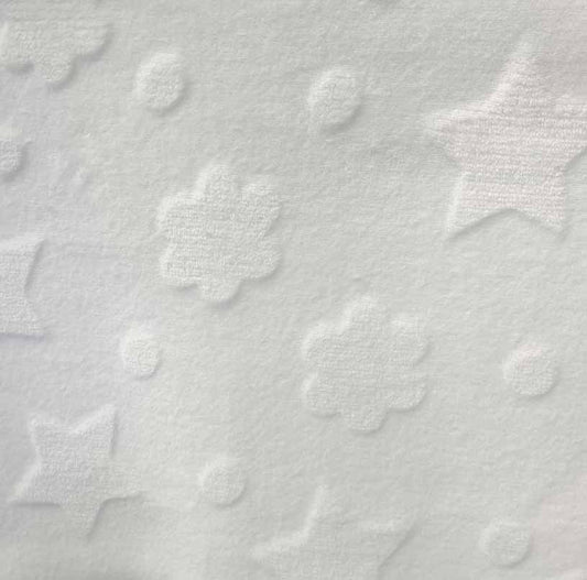 Welness Fleece- Weiß Sterne