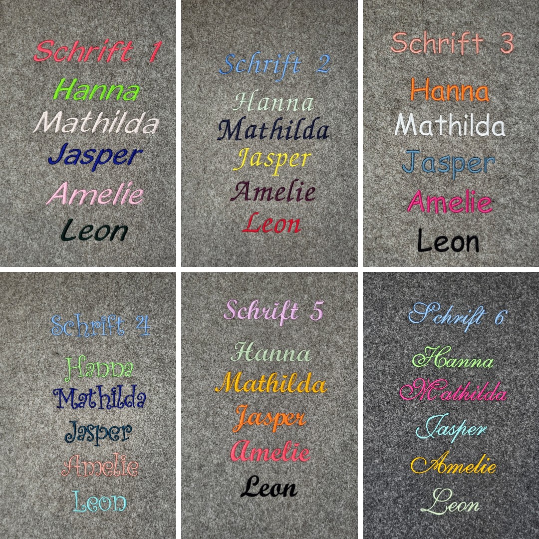 Kuscheltier mit Namen