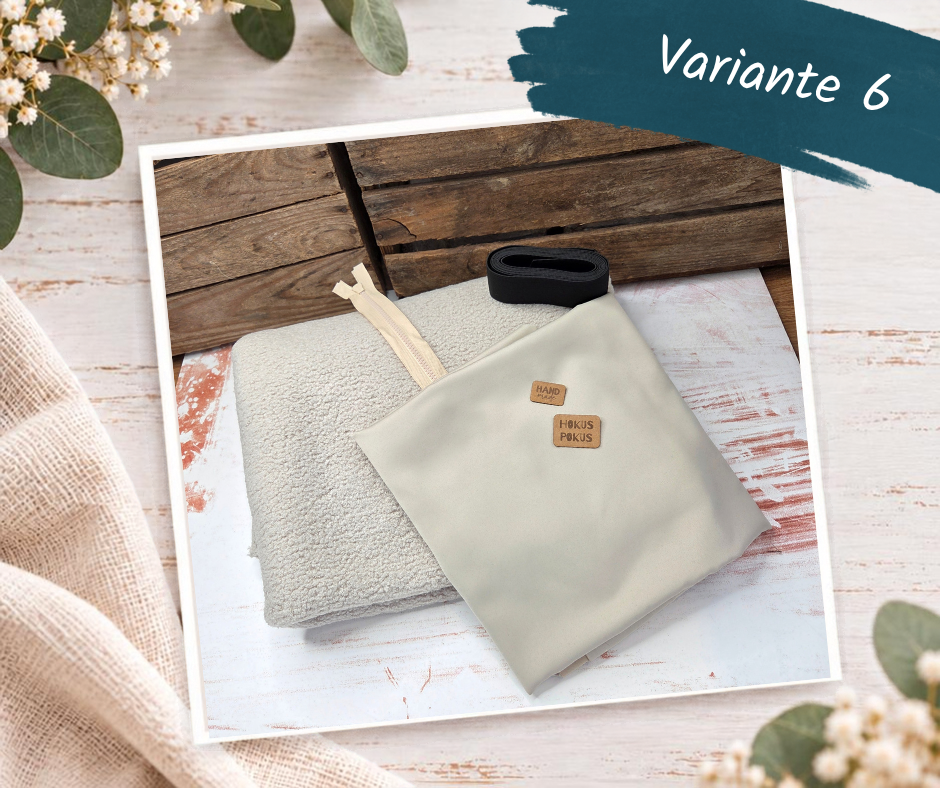 Nähpaket  "Weste" mit Teddyfleece