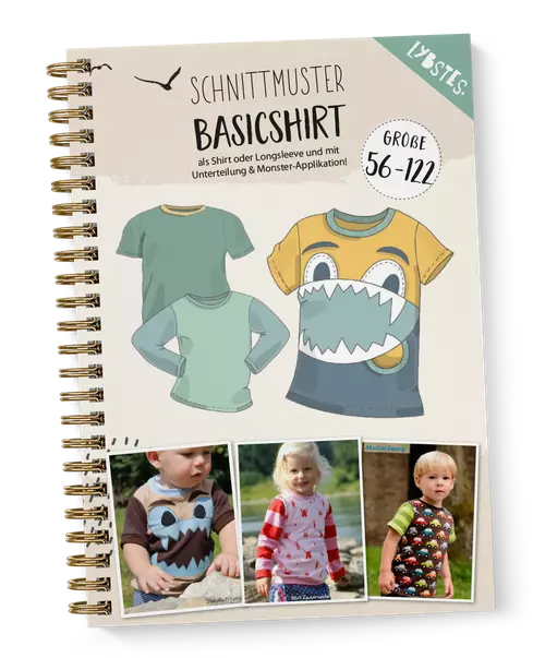 "Basicshirt Kids" von Lybstes (Gr.50-122)