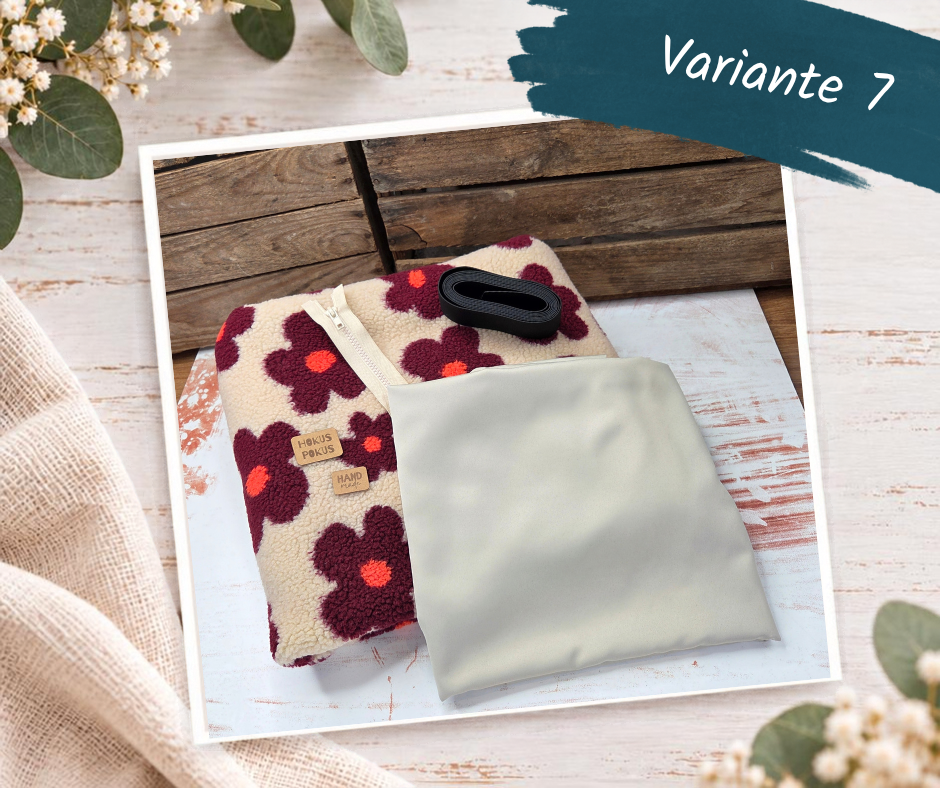 Nähpaket  "Weste" mit Teddyfleece
