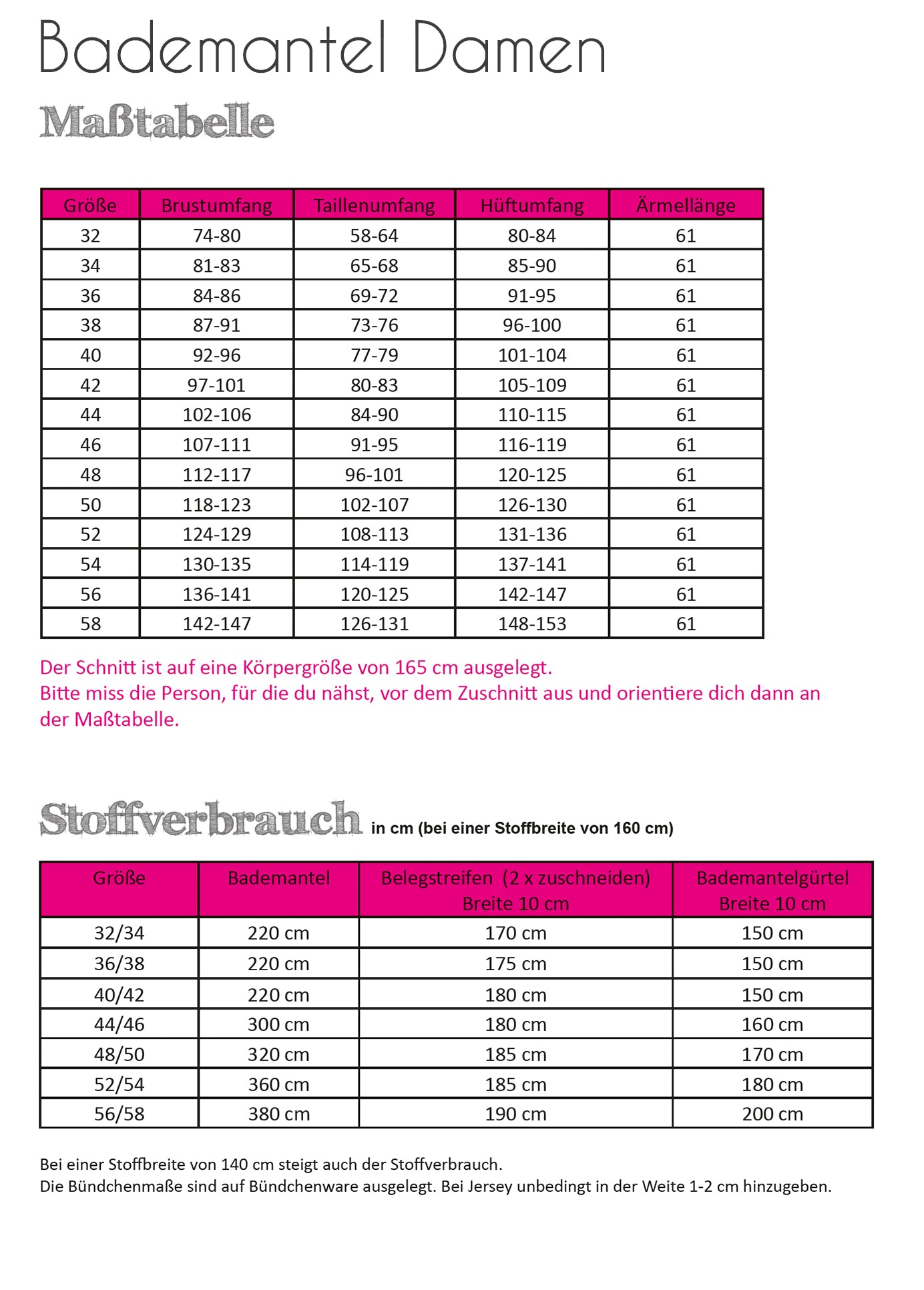 "Bademantel" für Damen von Fadenkäfer