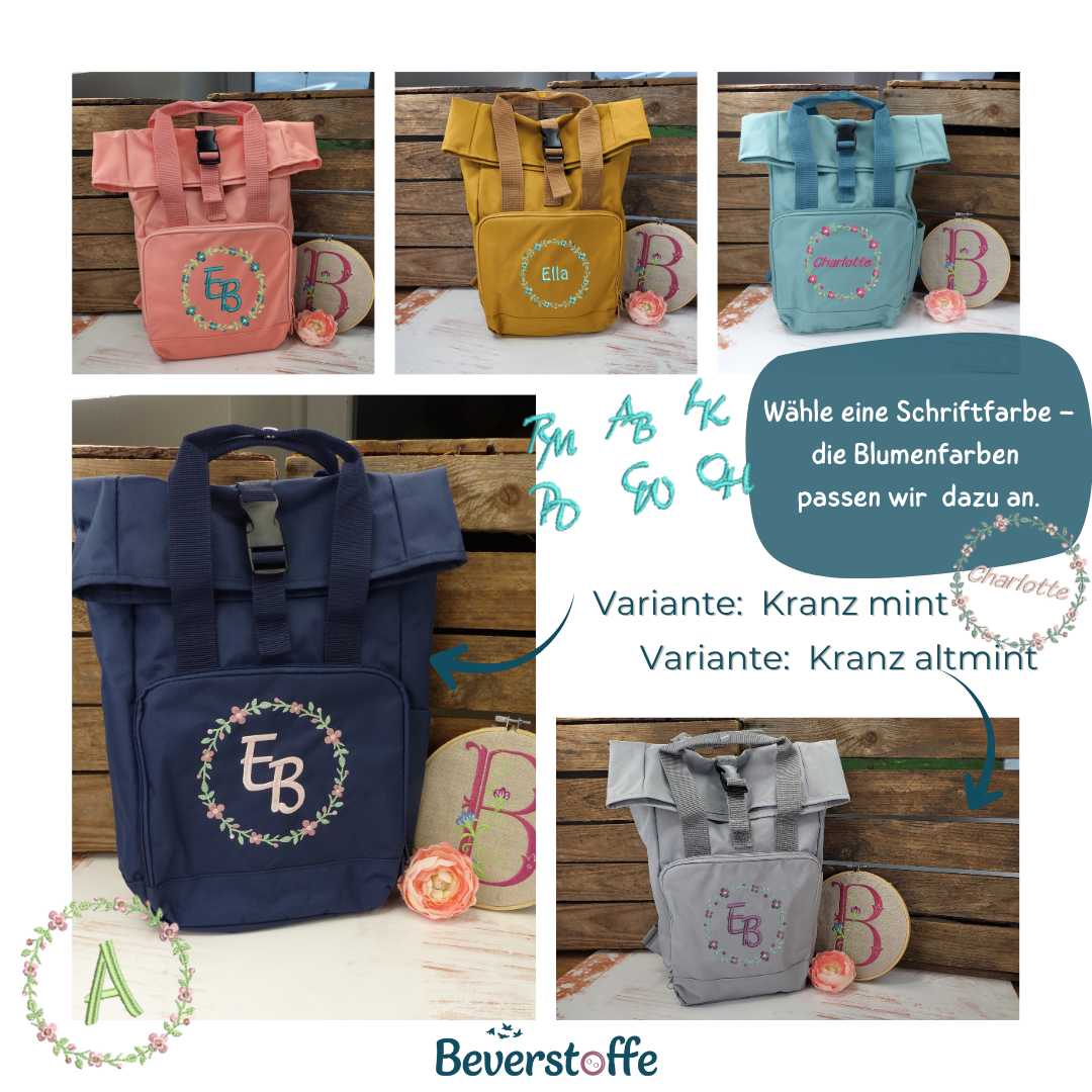 Rucksack- Blumenkranz
