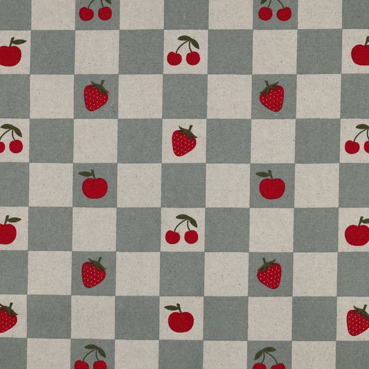 beschichteter Canvas "Früchte" Leinenoptik