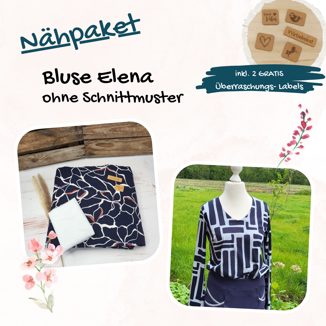 Nähpaket - Bluse "Elena"