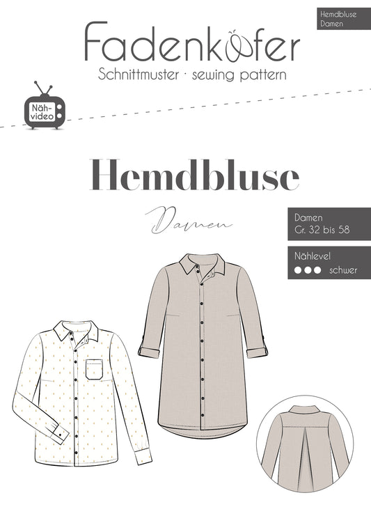 "Hemdbluse" für Damen von Fadenkäfer