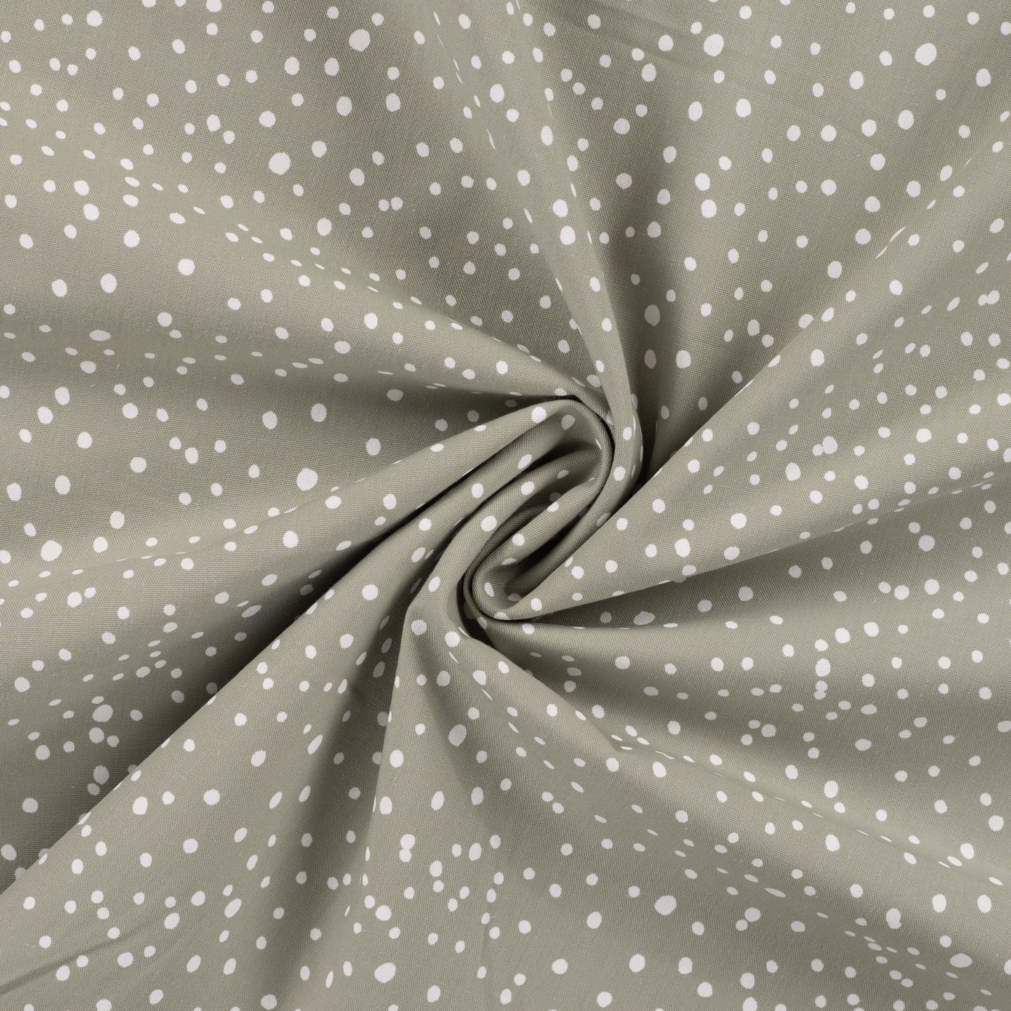 Baumwolle, Webware, Dots Khaki