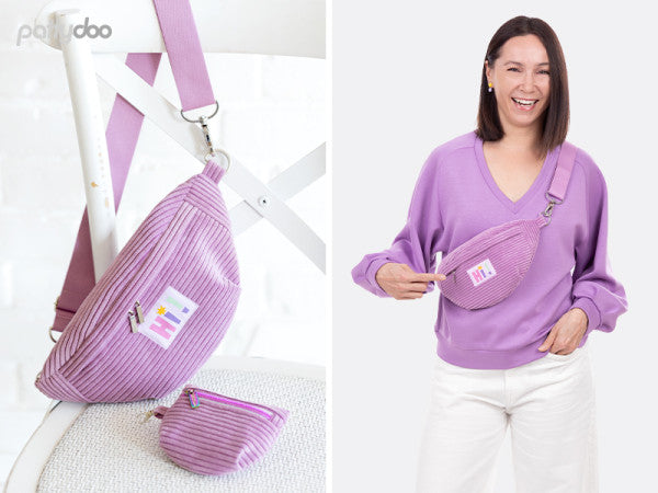 Schnittmuster "Keely" Bauchtasche Set S, M, L