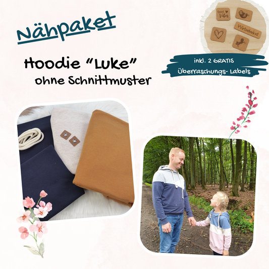 Nähpaket - Hoodie "Luke"