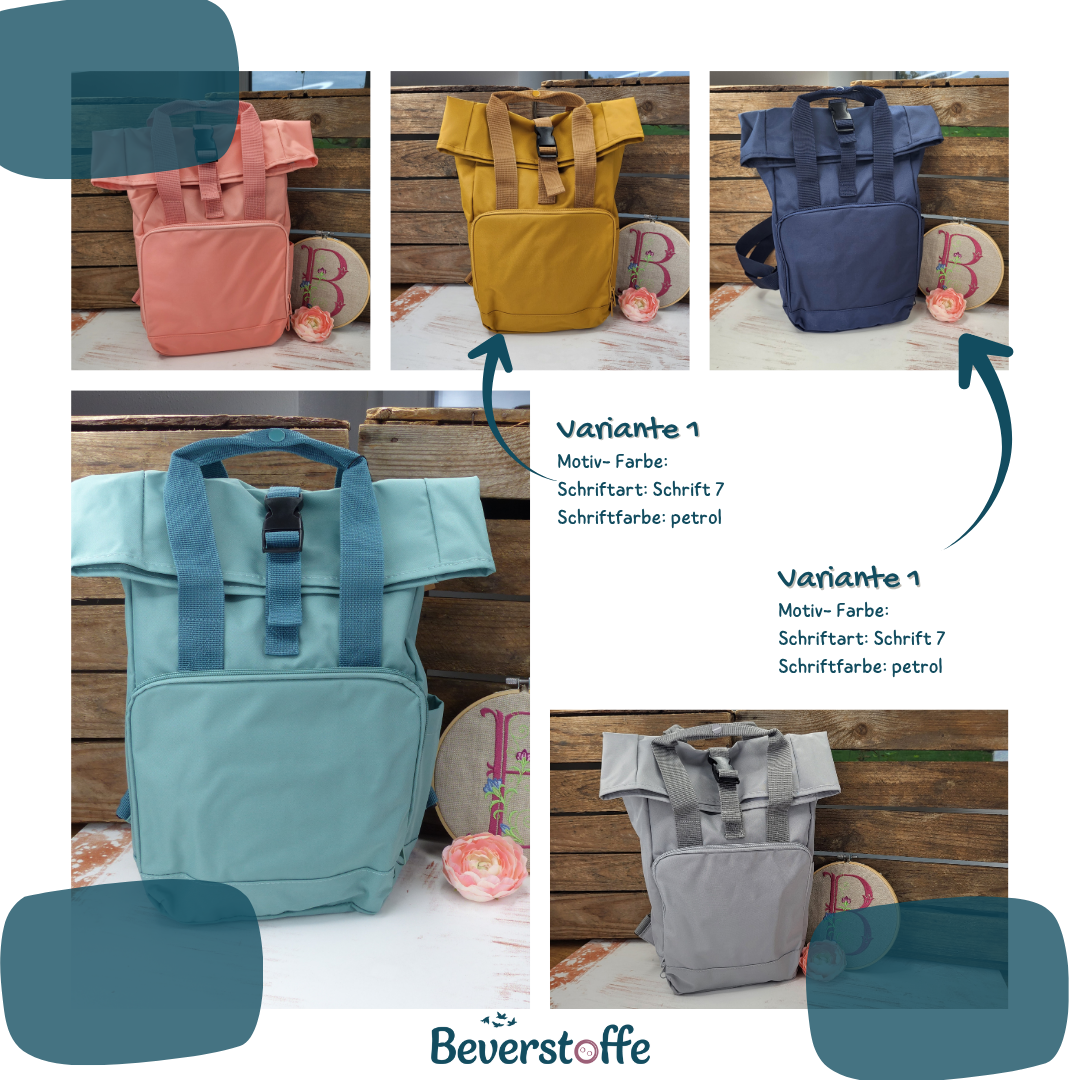 Rucksack- Namen oder Inizialien