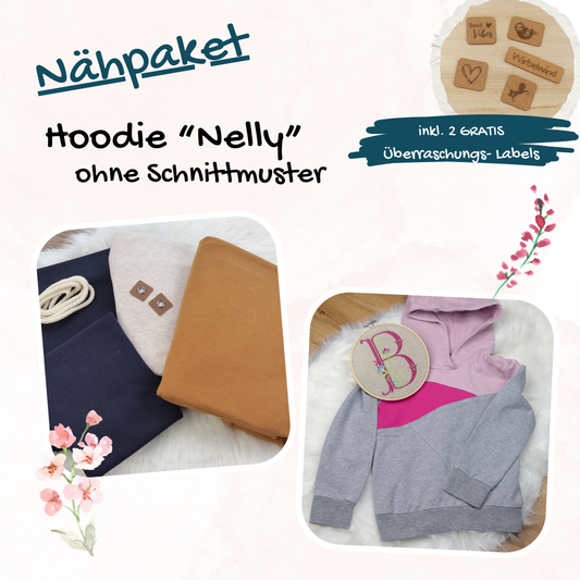 Nähpaket - Hoodie "Nelly"