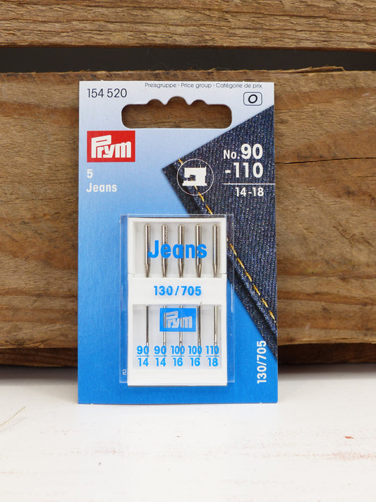 Prym Nähmaschinennadeln "Jeans", 130/705, 90-110, sortiert