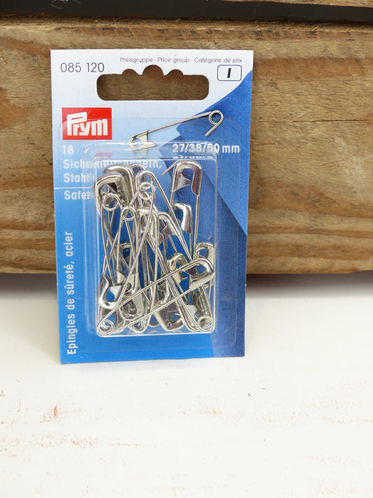 Sicherheitsnadeln, Stahl