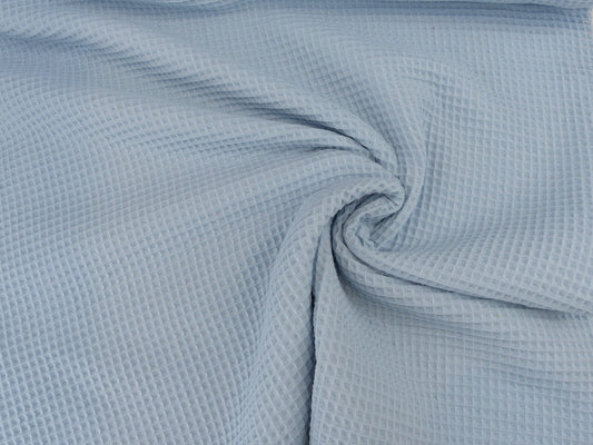 Waffelpique, Hellblau