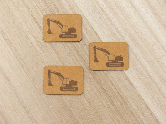 Zierteile aus SnapPap- Bagger