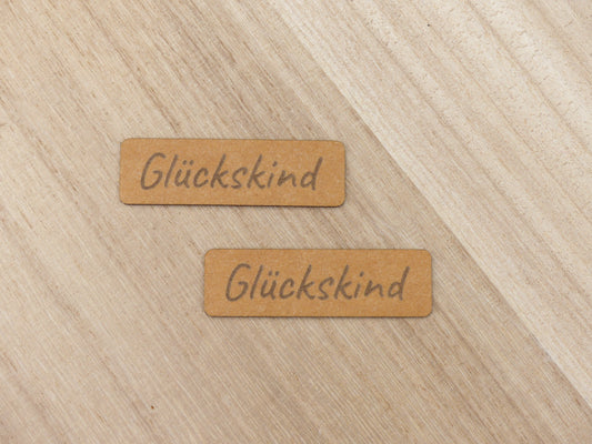 Zierteile aus SnapPap- Glückskind