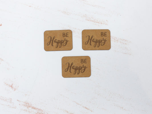 Zierteile aus SnapPap- "be Happy"