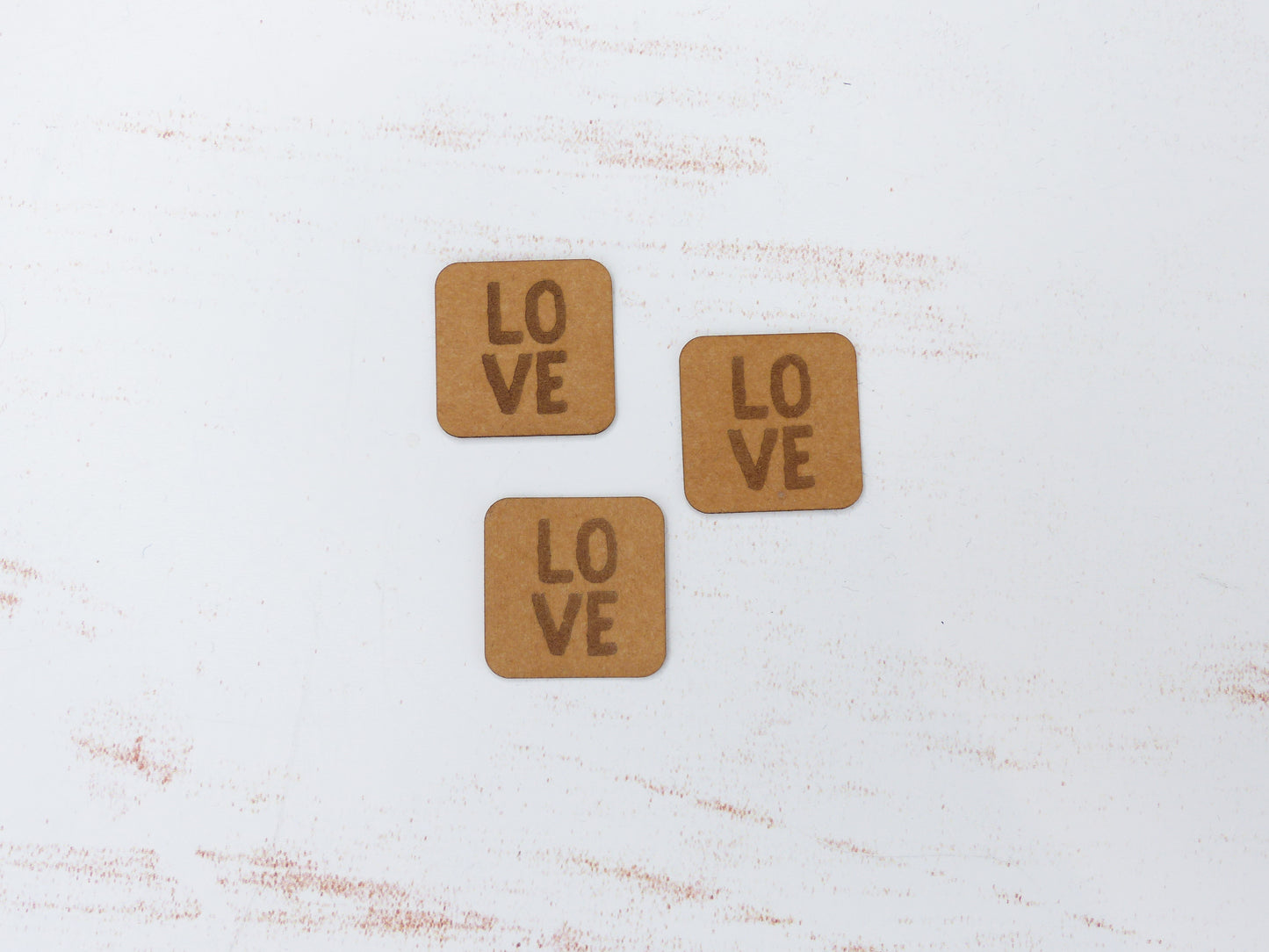 Zierteile aus SnapPap- "LOVE"