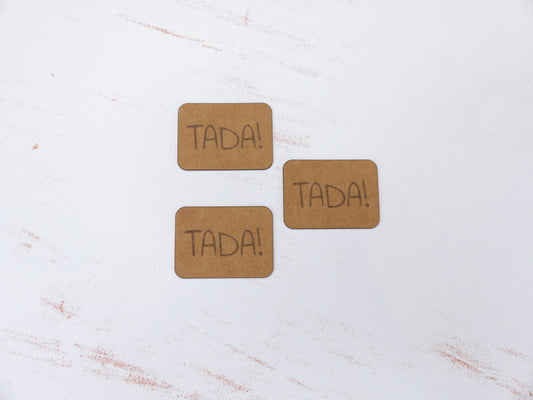 Zierteile aus SnapPap- "TADA"