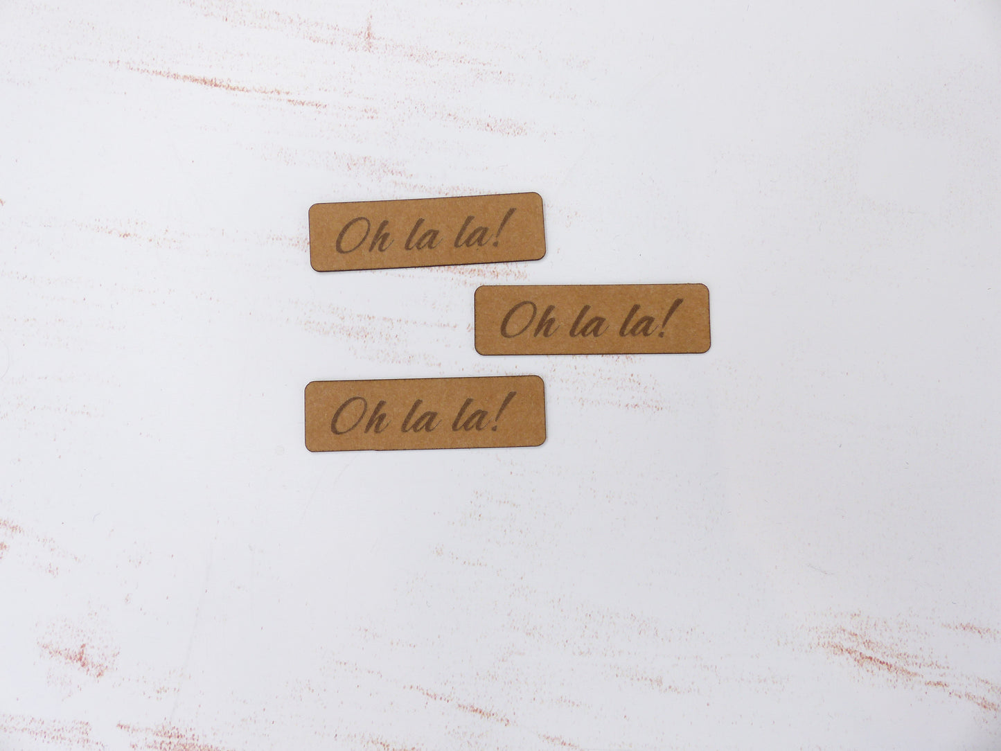 Zierteile aus SnapPap- "Oh la la"