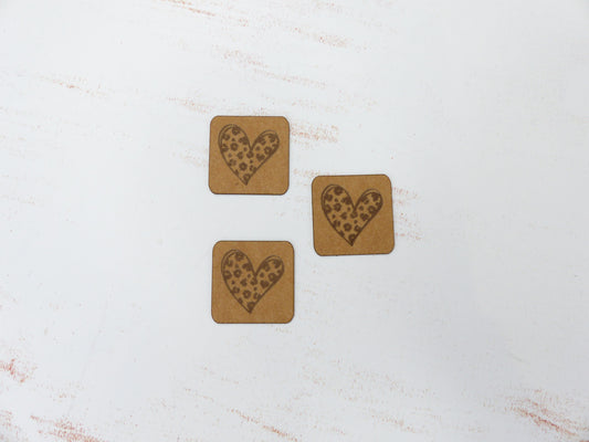 Zierteile aus SnapPap- Leo-Herz