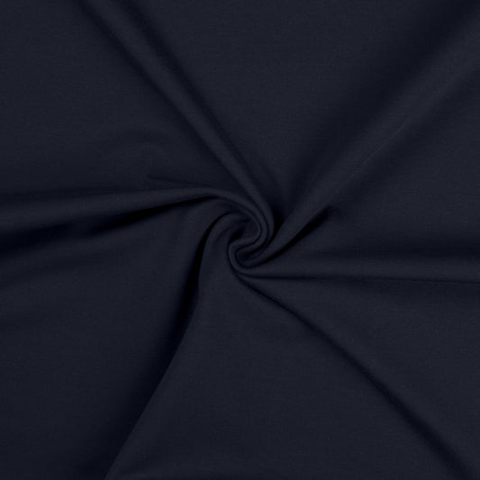 Baumwoll- Jersey- Navy