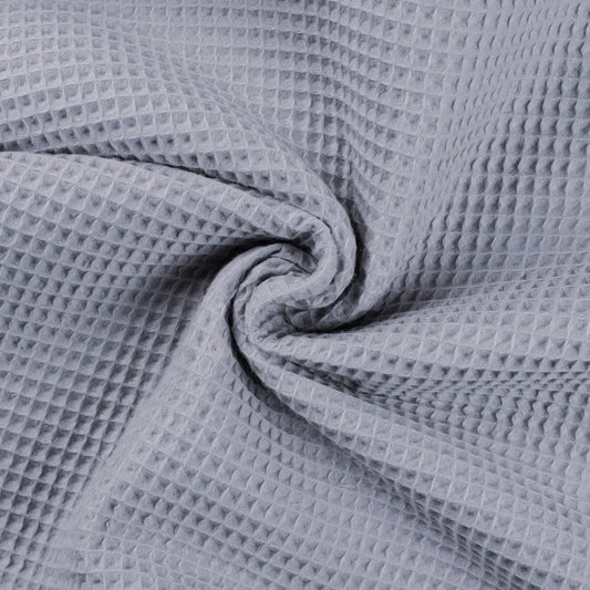 Waffelpique, Dusty Blue