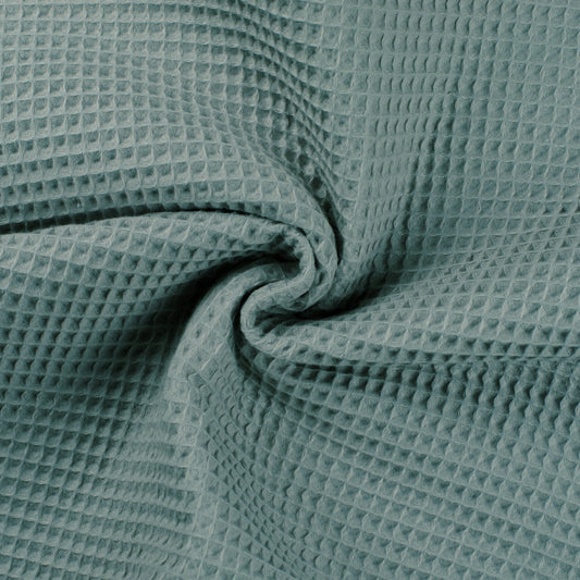 Waffelpique, Adriatic Blue