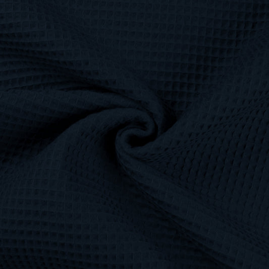 Waffelpique, navy