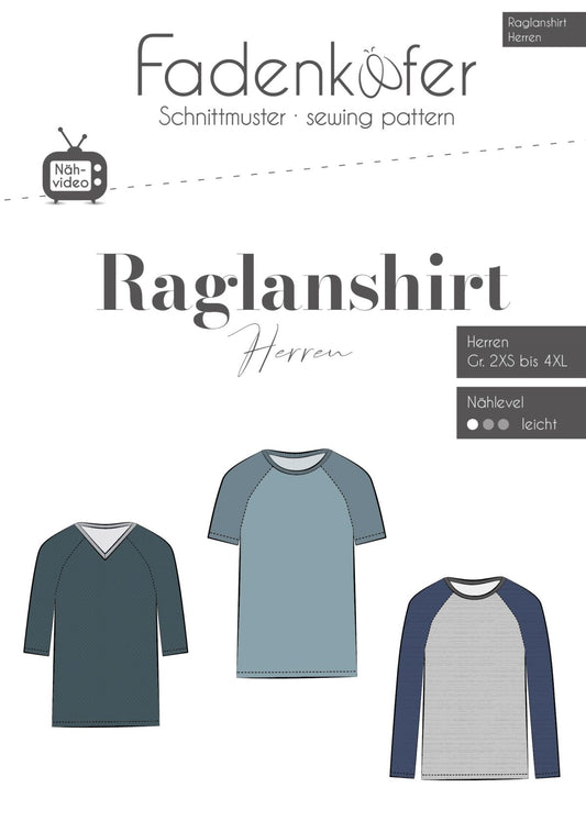 "Raglanshirt" für Herren von Fadenkäfer