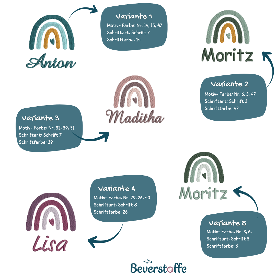 Rucksack- Regenbogen