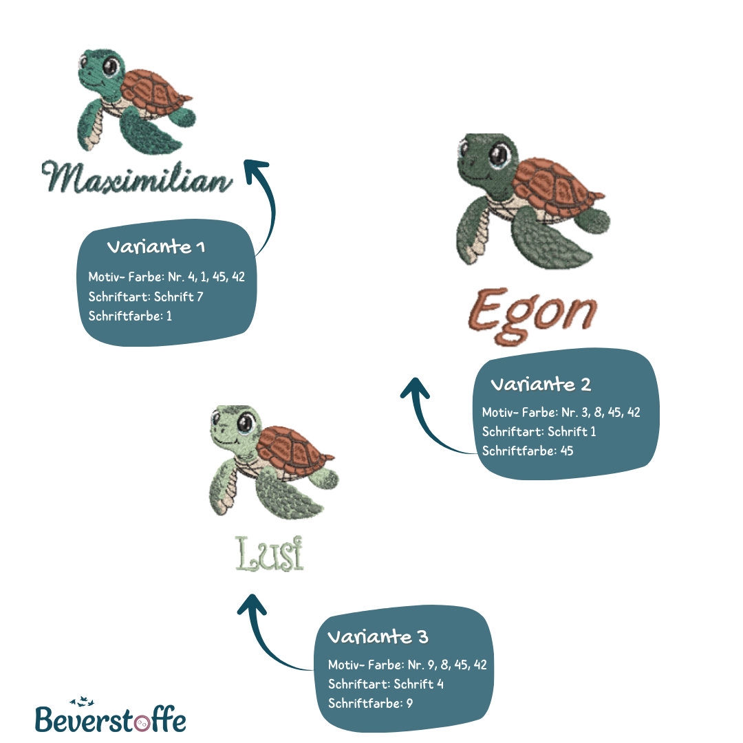 Rucksack- Schildkröte