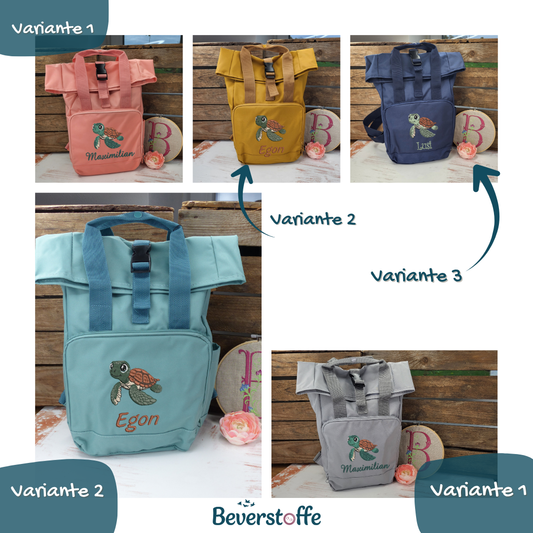 Rucksack- Schildkröte