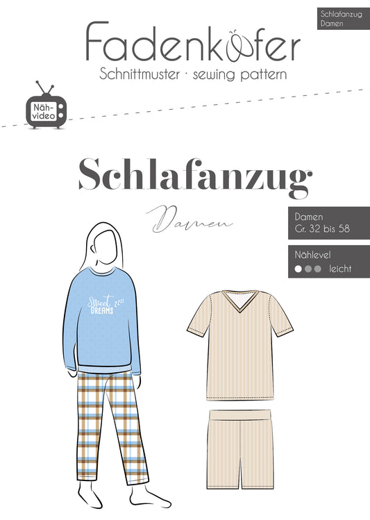 "Schlafanzug" für Damen von Fadenkäfer