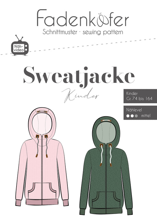 "Sweatjacke" für Kinder von Fadenkäfer