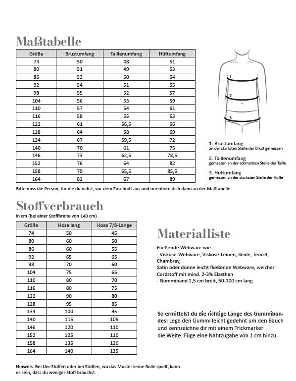 "Culotte- Hose" für Kinder von Fadenkäfer