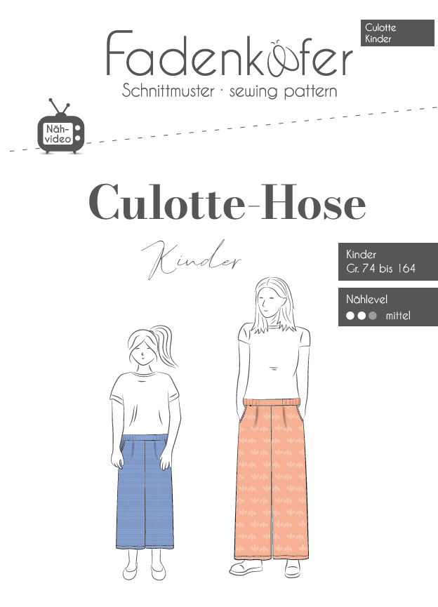 "Culotte- Hose" für Kinder von Fadenkäfer