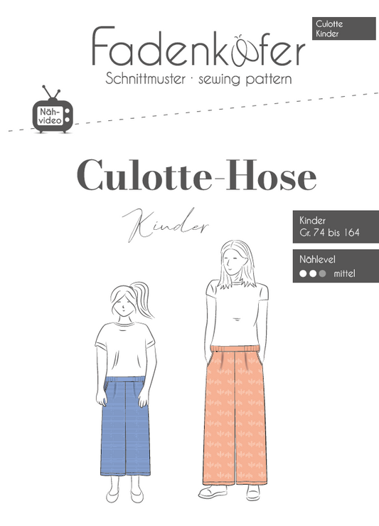 "Culotte- Hose" für Kinder von Fadenkäfer