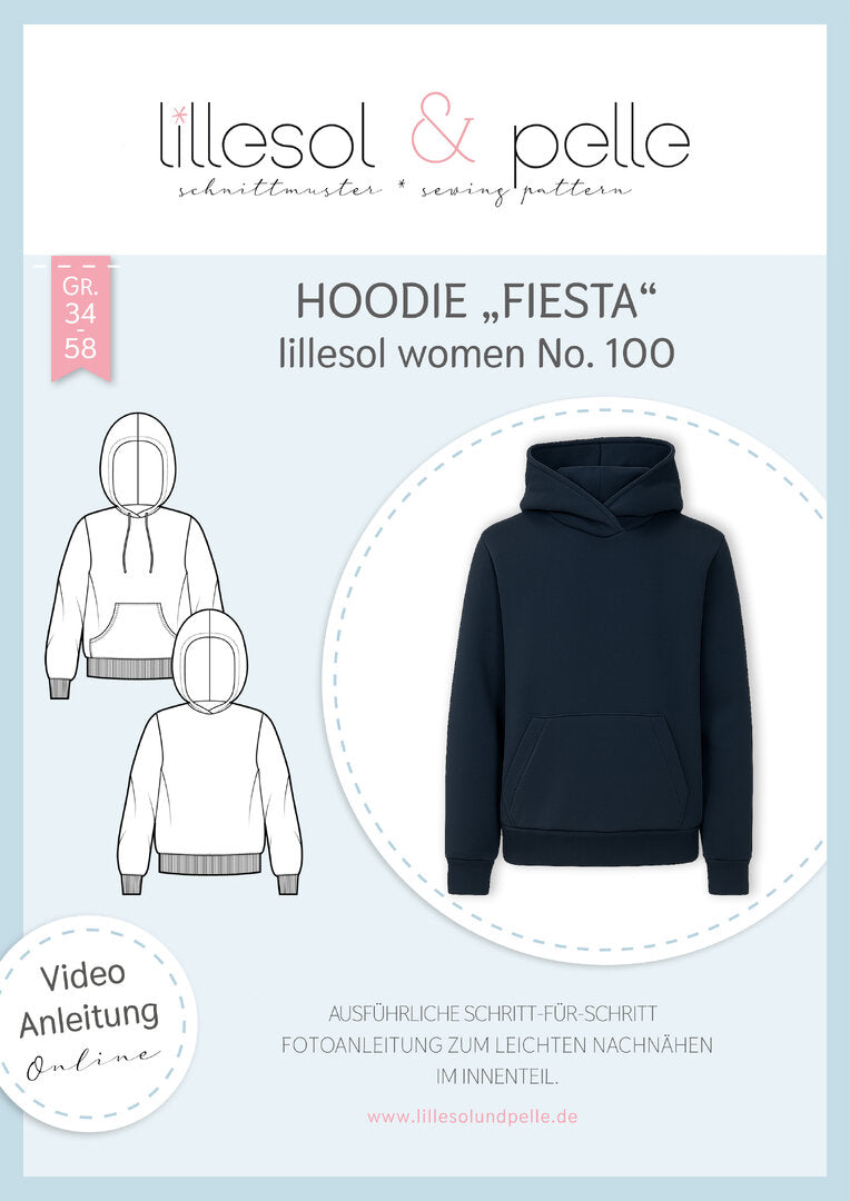 Lillesol women No.100 Hoodie "Fiesta"