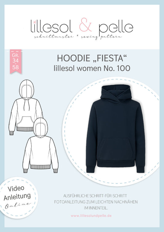 Lillesol women No.100 Hoodie "Fiesta"