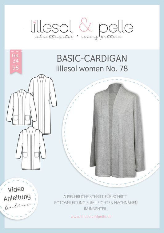 Lillesol women No.78 Basic-Cardigan