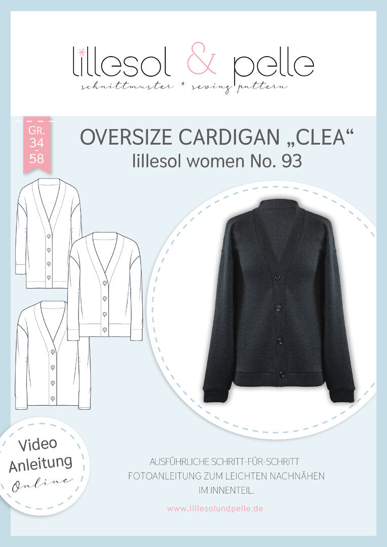 Lillesol women No.93 Oversize Cardigan "Clea"