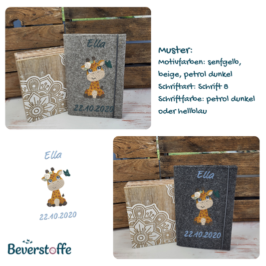 U-Heft Hülle-Giraffe