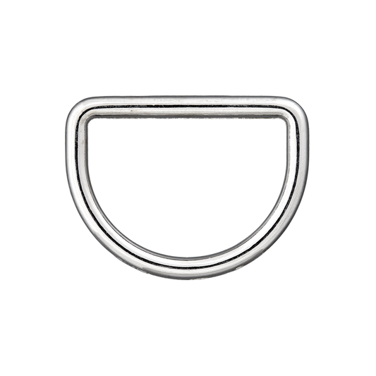 Metall-D-Ring,25mm, silber