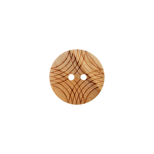 Holzknopf 2-Loch, 18mm