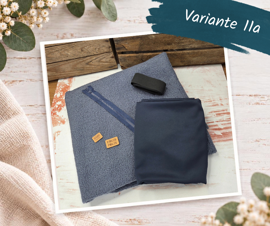 Nähpaket  "Jacke" mit Teddyfleece