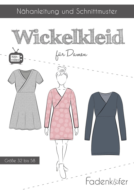 "Wickelkleid" für Damen von Fadenkäfer